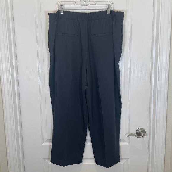 Vince Straight Leg Pull-On Pants in Coastal Dark Blue Minimalist Corporate 2X - Picture 7 of 7